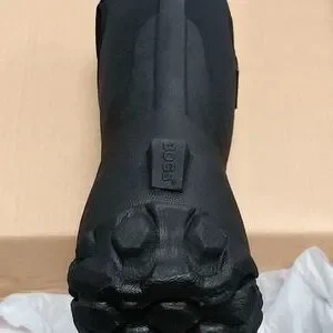 Bogs M Parker Mid Black Men Boots Amazon.com | BOGS mens 61142 rain boots, Black, 5 US | Rain main image 2